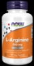 Now Foods L-arginine 500mg -Pack of 100 Capsules