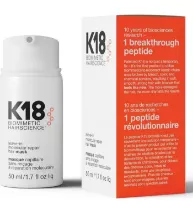 K18 Leave-In Molecular Repair Hair Mask, 4-Minute Speed Treatment