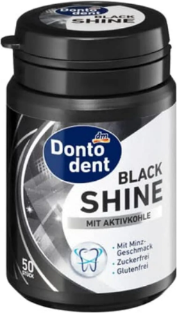 Picture of DM BLACK SHINE GUM - Transform Your Smile with Dontodent - 1G (50 x 1G)