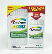 Picture of Centrum Adults 130 Tablets – Complete Multivitamin & Multimineral Supplement for Adults