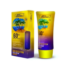 صورة صن بلوك د سكين: كريم واقي شمس وجه عالي الحماية SPF/PA++++ 60+ - 50g لحماية بشرتك من أشعة الشمس!