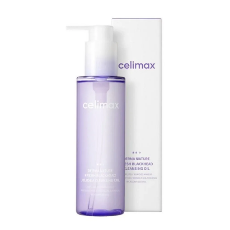 Picture of CELIMAX Derma Nature Fresh Blackhead Jojoba Cleansing Oil - Deep Cleansing for Radiant Skin - 150ml