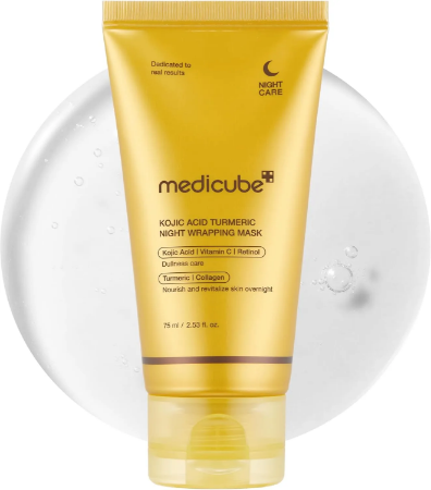 Picture of KOJIC ACID TURMERIC NIGHT WRAPPING MASK - Brighten and Revitalize Your Skin Overnight - 75ml